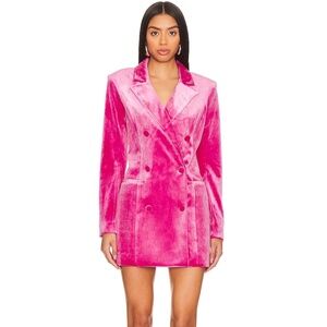 Revolve: Good American Velvet Exec Blazer Dress